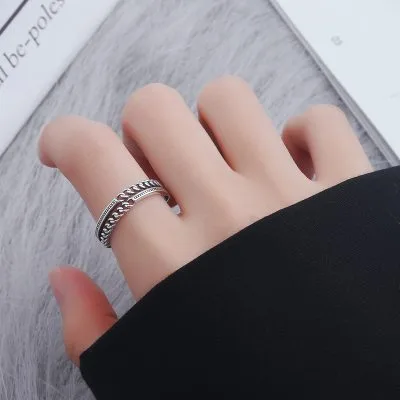 Nhẫn Bạc Nữ Dạng Chuỗi Xoắn Mon Coeur LILI 414142 3