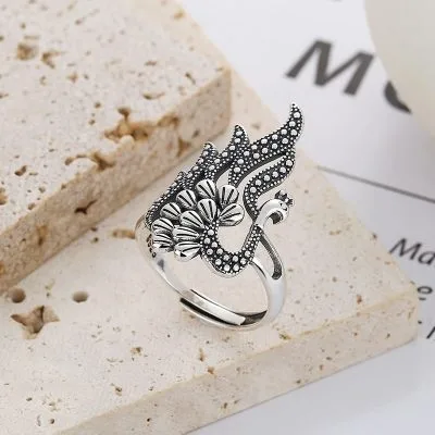 Nhẫn Bạc Nữ Dạng Hình Phượng Hoàng Phoenix LILI 281463 1