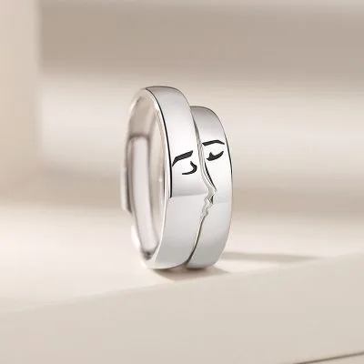 Nhẫn đôi Bạc Nụ Hôn Ngọt Ngào Isadora LILI 967625 2