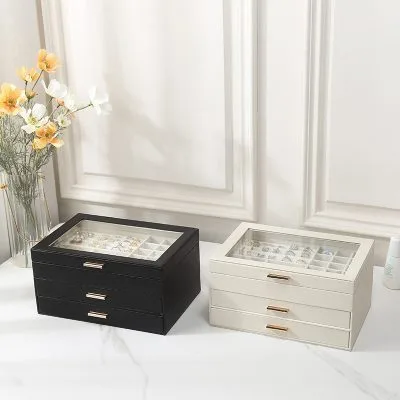 Tủ Hộp đựng đồ Trang Sức Nam Nữ Trang Dạng Khay Cao Cấp LILI 323235 4