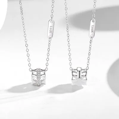 Vòng Cổ đôi Bạc đính đá CZ Ladonna LILI 359988 1