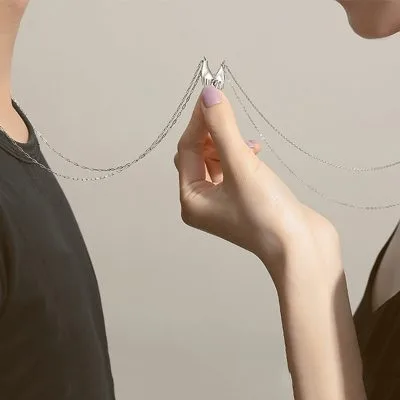 Vòng Cổ đôi Bạc Tình Yêu Latifah LILI 836676 8