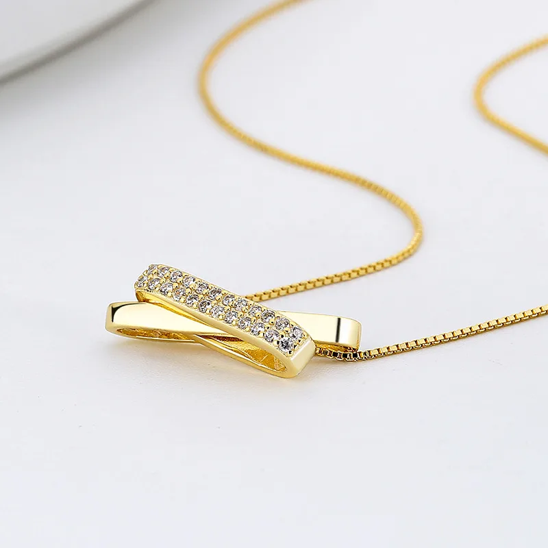 Dây Chuyền Bạc Nữ đính đá CZ Hình Trái Tim Cách điệu Nolan LILI 255281 7