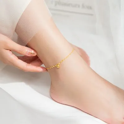 Lắc Chân Bạc Nữ Dạng Chuỗi Hạt Tròn Joy LILI 911185 3