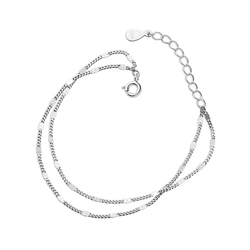 Lắc Tay Bạc Nữ 2 Tầng Dạng Xoắn Cleopatra LILI 396195 5