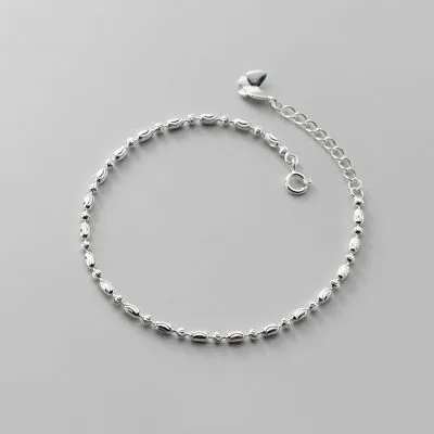 Lắc Tay Bạc Nữ Hạt đậu Tròn Xinh Xắn Cleopatra LILI 231515 2