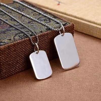 Mặt Dây Chuyền Bạc Nam Nữ Trơn Nhẵn Artemis LILI 215469 1