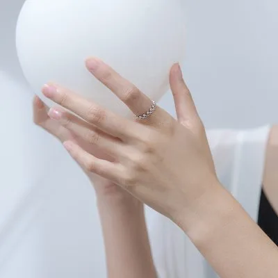 Nhẫn Bạc Nữ đính đá CZ Vương Miện Nữ Hoàng Crown LILI 567521 2