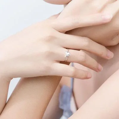 Nhẫn Bạc Nữ Hình Hồ điệp Carwyn LILI 135687 6