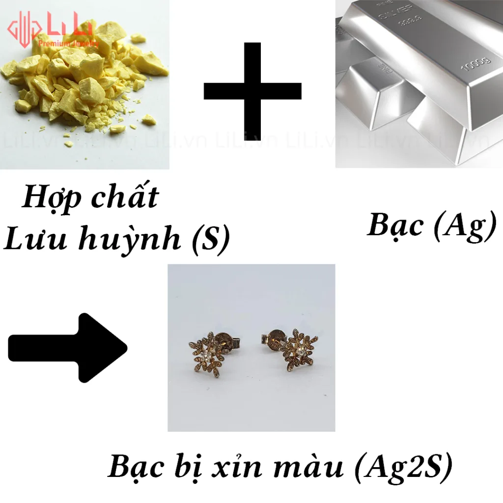 Phản ứng Hóa Học Khiến Bạc Xỉn Màu