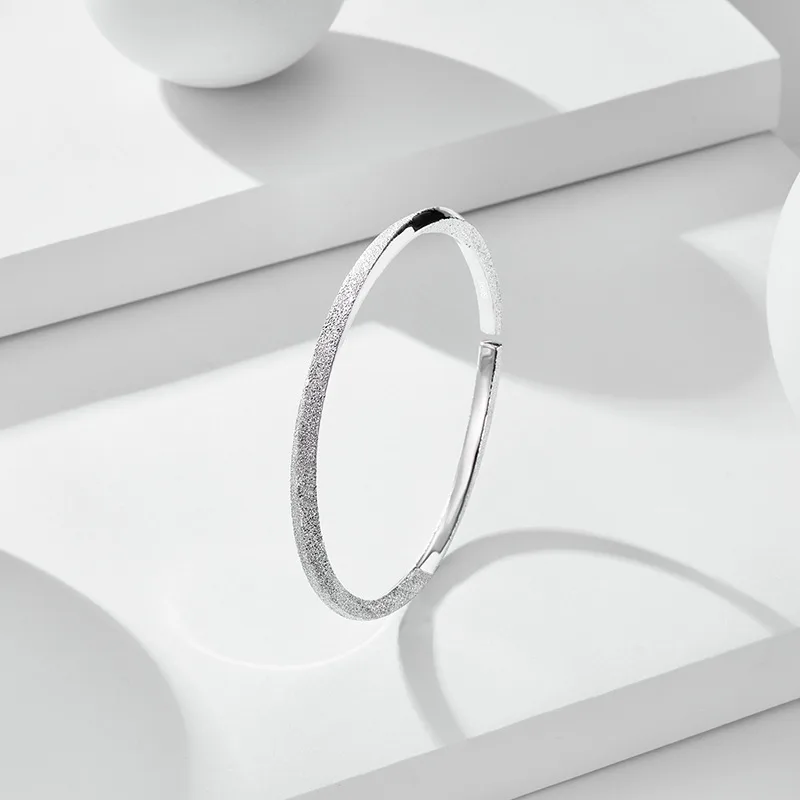 Vòng Tay Bạc đặc S990 Cho Nữ Dạng Kiềng Mobius LILI 788915 2
