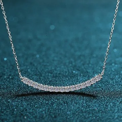 Dây Chuyền Bạc Nữ đính Kim Cương Moissanite Caradoc LILI 053771 5