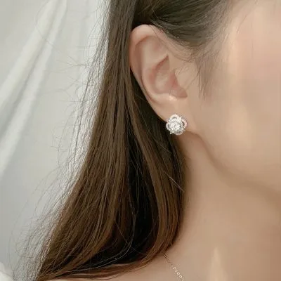 Bông Tai Bạc Nữ đính Kim Cương Moissanite Philomena LILI 054502 5