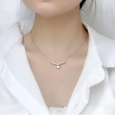 Dây Chuyền Bạc Nữ đính Kim Cương Moissanite Kinsley LILI 055006 3