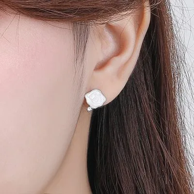 Khuyên Tai Bạc Nữ đính đá CZ Hình Con Sao Biển LILI 054315 2