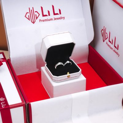 Nhẫn Cặp đôi Bạc đính Kim Cương Moissanite Layla LILI 054884 11