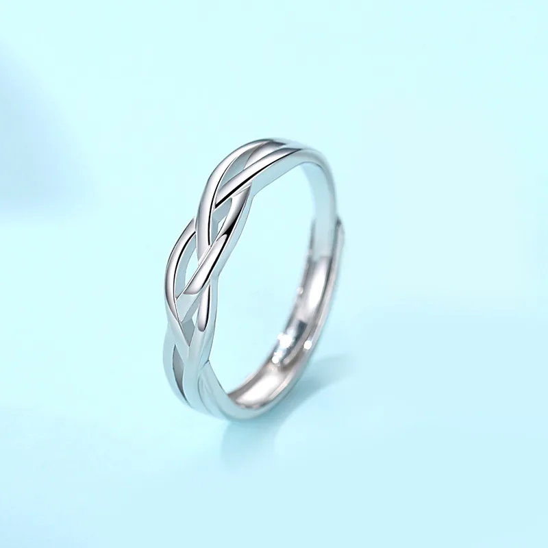 Nhẫn Cặp đôi Bạc đính Kim Cương Moissanite Madison LILI 054906 4