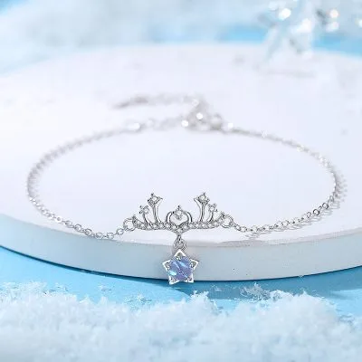 Lắc Tay Bạc Nữ đính đá CZ Hình Gạc Hươu Tori LILI 062299 4