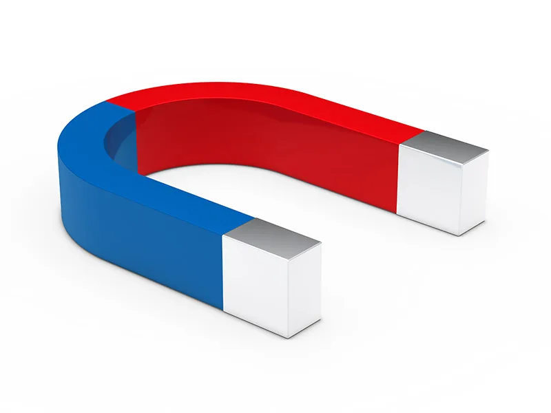 Sử dụng nam châm là một cách phân biệt bạc thật, bạc giả đơn giản