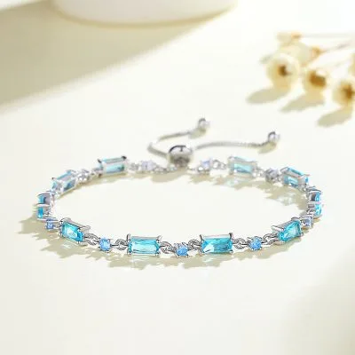 Lắc Tay Bạc Nữ đính đá CZ Chuỗi Kẹo Ngọt Julianna LILI 064471 1