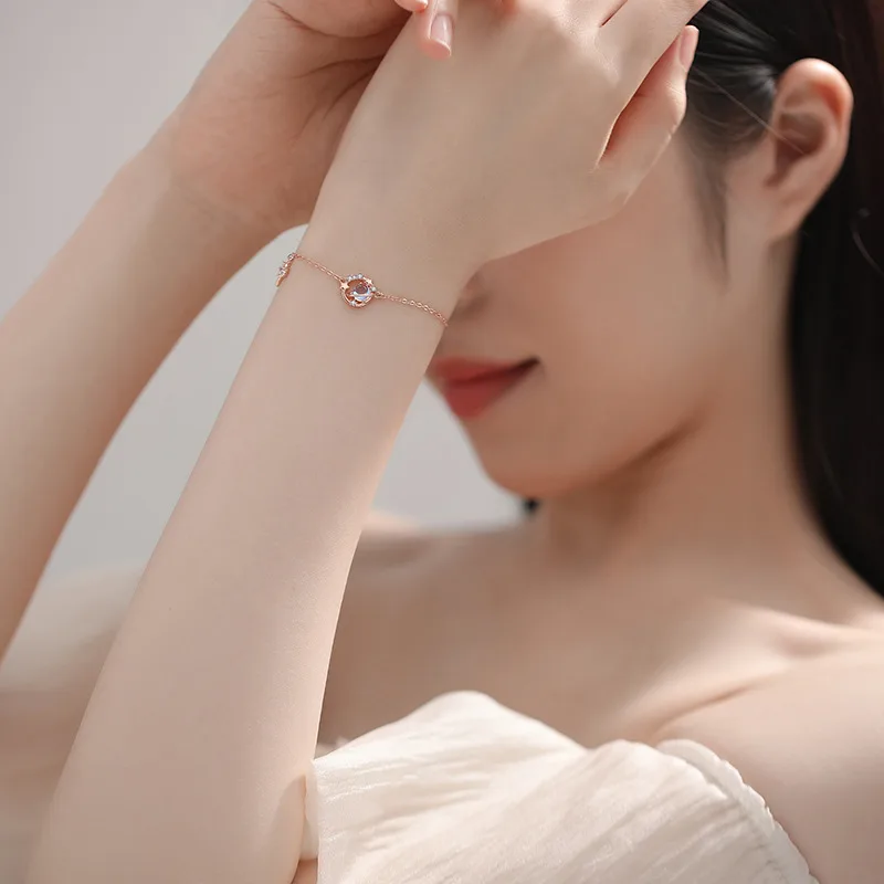 Lắc Tay Bạc Nữ đính đá CZ Hành Tinh Nhỏ Alessandra LILI 064710 1