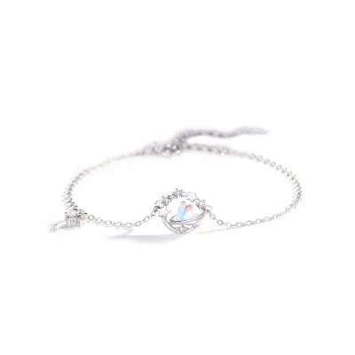 Lắc Tay Bạc Nữ đính đá CZ Hành Tinh Nhỏ Alessandra LILI 064710 5