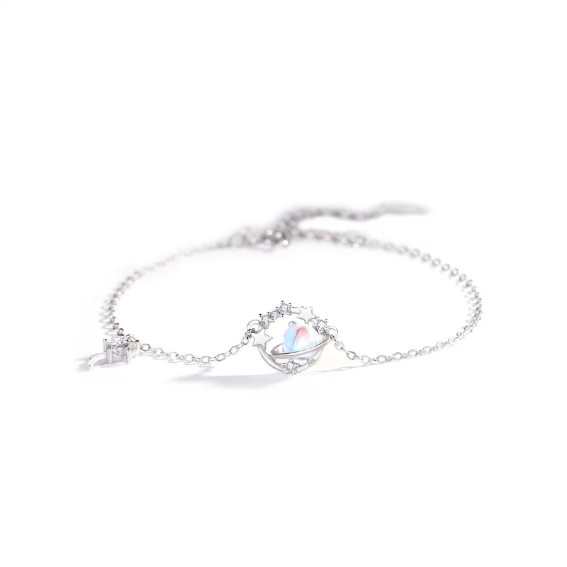 Lắc Tay Bạc Nữ đính đá CZ Hành Tinh Nhỏ Alessandra LILI 064710 5