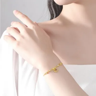 Lắc Tay Bạc Nữ đính đá CZ Vòng Nguyệt Quế Noel LILI 065510 4