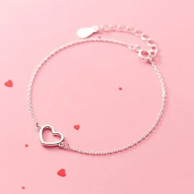 Lắc Tay Bạc Nữ Trái Tim Ngọt Ngào Tove LILI 067938 1