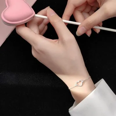 Lắc Tay Bạc Nữ Trái Tim Ngọt Ngào Tove LILI 067938 4