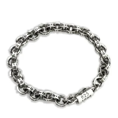Lắc Tay Bạc Thái Nam Cá Tính Dạng Xích Dakota LILI 069237 2