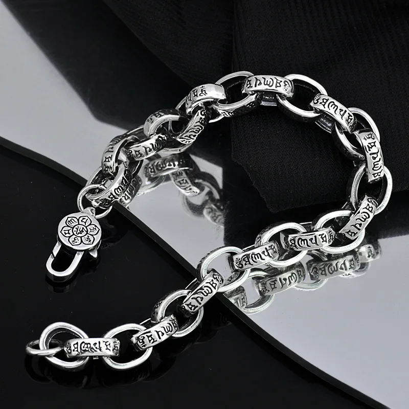 Lắc Tay Bạc Thái Nam Thần Chú Holland LILI 069286 3