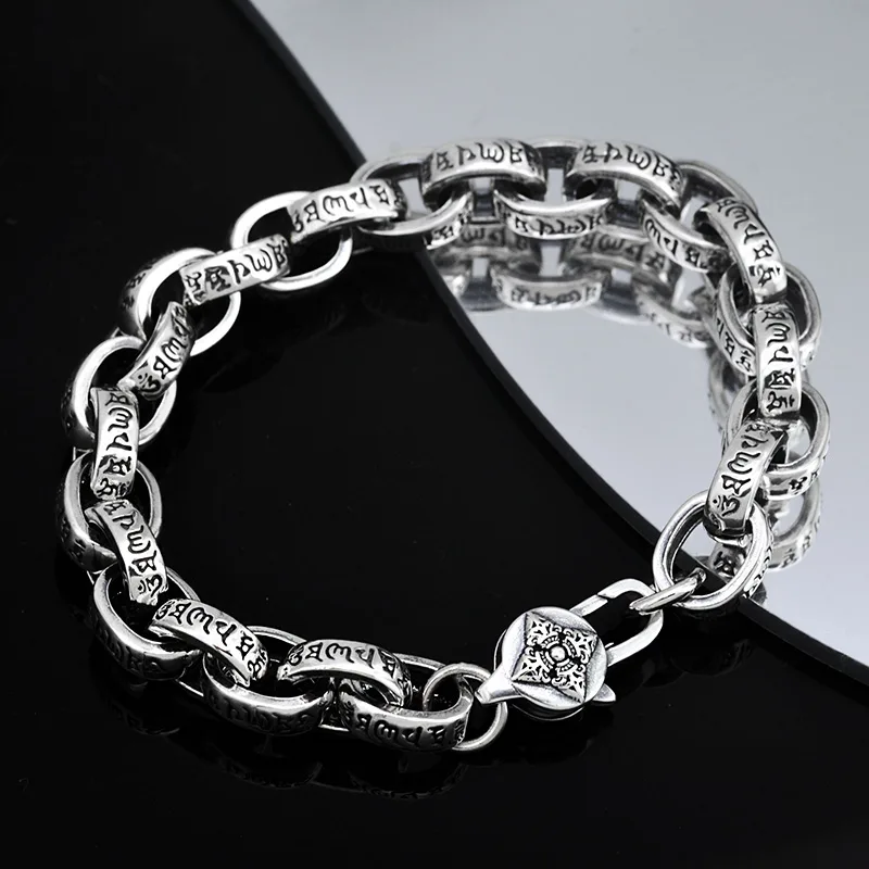 Lắc Tay Bạc Thái Nam Thần Chú Holland LILI 069286 4