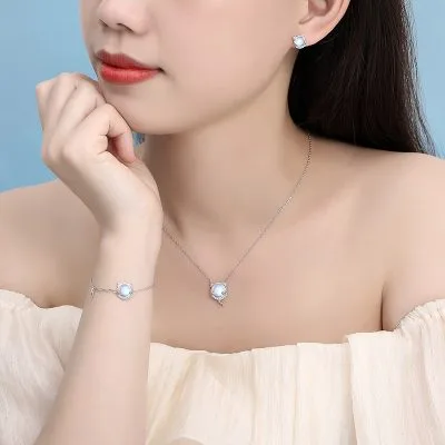 Lắc Tay Bạc Nữ đính Pha Lê Aurora Mèo ấm áp Laney LILI 068265 6