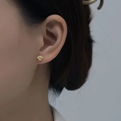 Khuyên Tai Bạc Nữ đính đá CZ Chân Mèo Dễ Thương Ryann LILI 072762 1