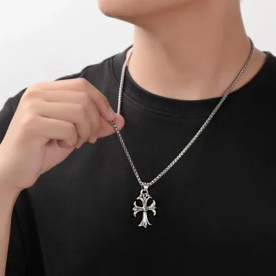 Mặt Dây Chuyền Bạc Nam Nữ đính đá CZ Thánh Giá LILI 073467 1