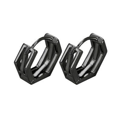 Khuyên Tai Bạc Nam Tròn Chất Ngầu Kaison LILI 078362 2