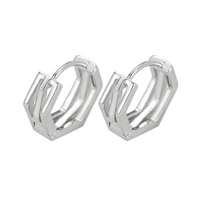 Khuyên Tai Bạc Nam Tròn Chất Ngầu Kaison LILI 078362 3