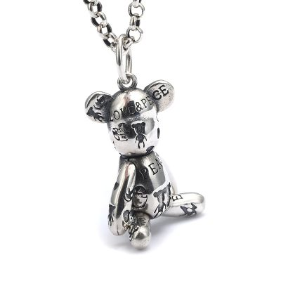 Mặt Dây Chuyền Bạc Thái Nam Chú Gấu Colby Cá Tính LILI 078251 5