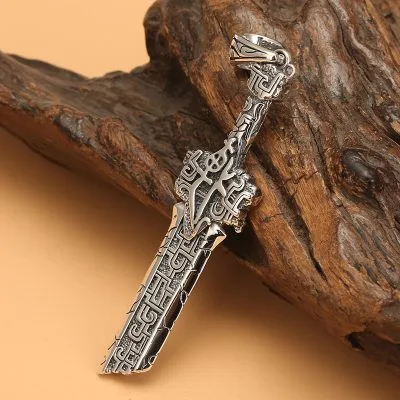 Mặt Dây Chuyền Bạc Thái Nam Hình Thanh Kiếm Gãy Cristian LILI 077444 5