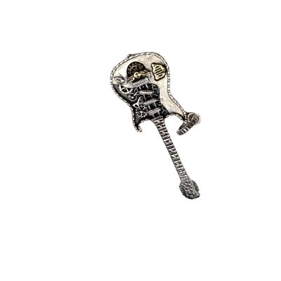 Mặt Dây Chuyền Bạc Nam Hình Cây đàn Guitar LILI 076836 5