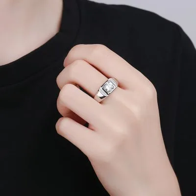 Nhẫn Bạc Nam đính đá Cubic Zirconia Antonio LILI 077267 3