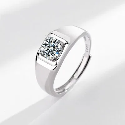 Nhẫn Bạc Nam đính đá Cubic Zirconia Kaiden LILI 077248 1