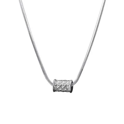 Dây Chuyền Bạc Nam Chuỗi Tròn Trơn Keaton LILI 079738 5