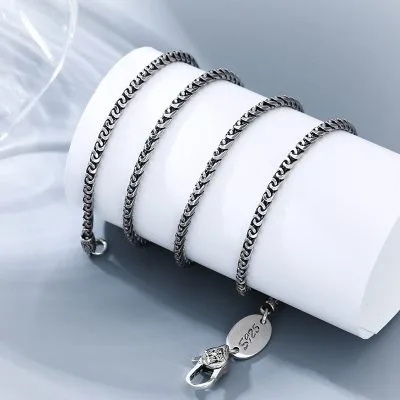 Dây Chuyền Bạc Nam Dạng Chuỗi Jakob LILI 080705 1