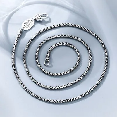 Dây Chuyền Bạc Nam Dạng Chuỗi Jakob LILI 080705 2