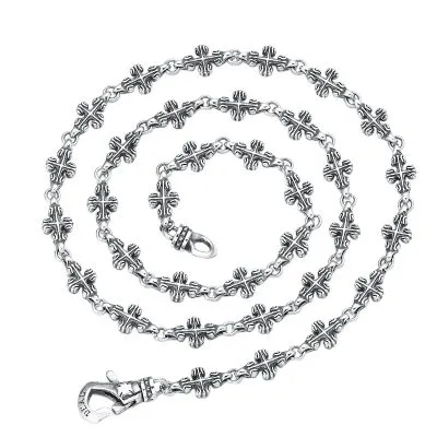 Dây Chuyền Bạc Nam Nữ Dạng Chuỗi Hình Chữ Thập Kamryn LILI 080835 5