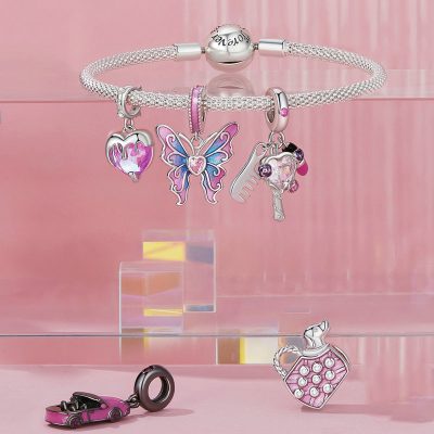 Hạt Charm Bạc Nữ đính đá CZ Cassandra LILI 085802 1