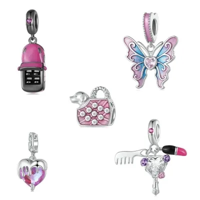 Hạt Charm Bạc Nữ đính đá CZ Cassandra LILI 085802 5