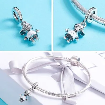 Hạt Charm Bạc Nữ đính đá CZ Eloise LILI 084995 6